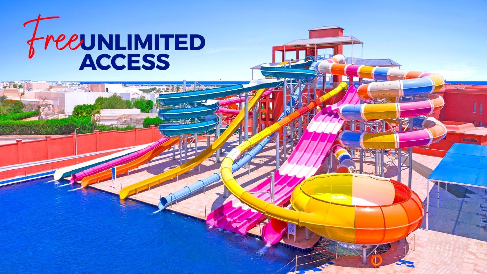Pickalbatros Laguna Club Resort Sharm El Sheikh Buitenkant foto Splash the Sun Water Park