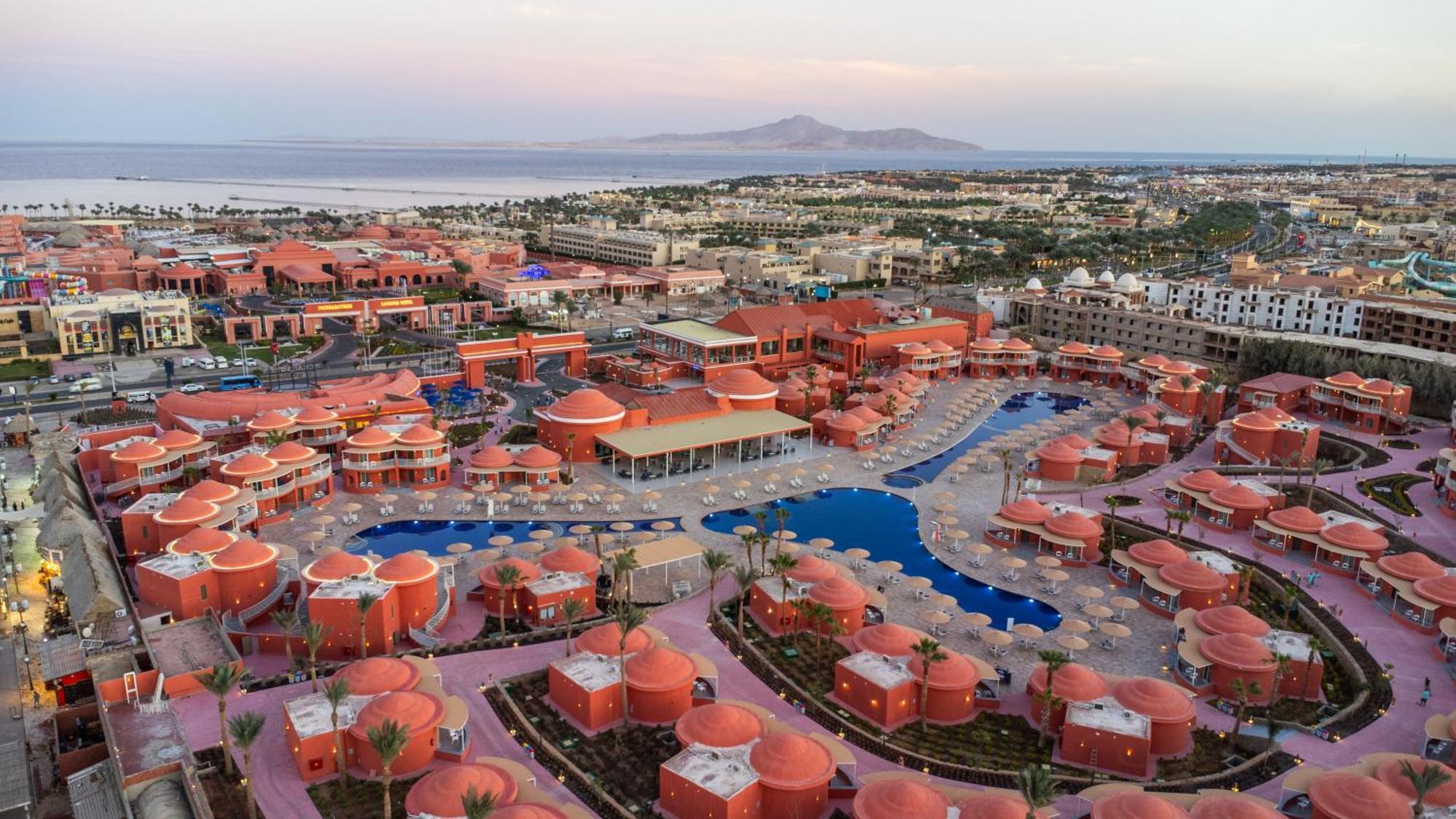 Pickalbatros Laguna Club Resort Sharm El Sheikh Buitenkant foto Aerial view of the resort