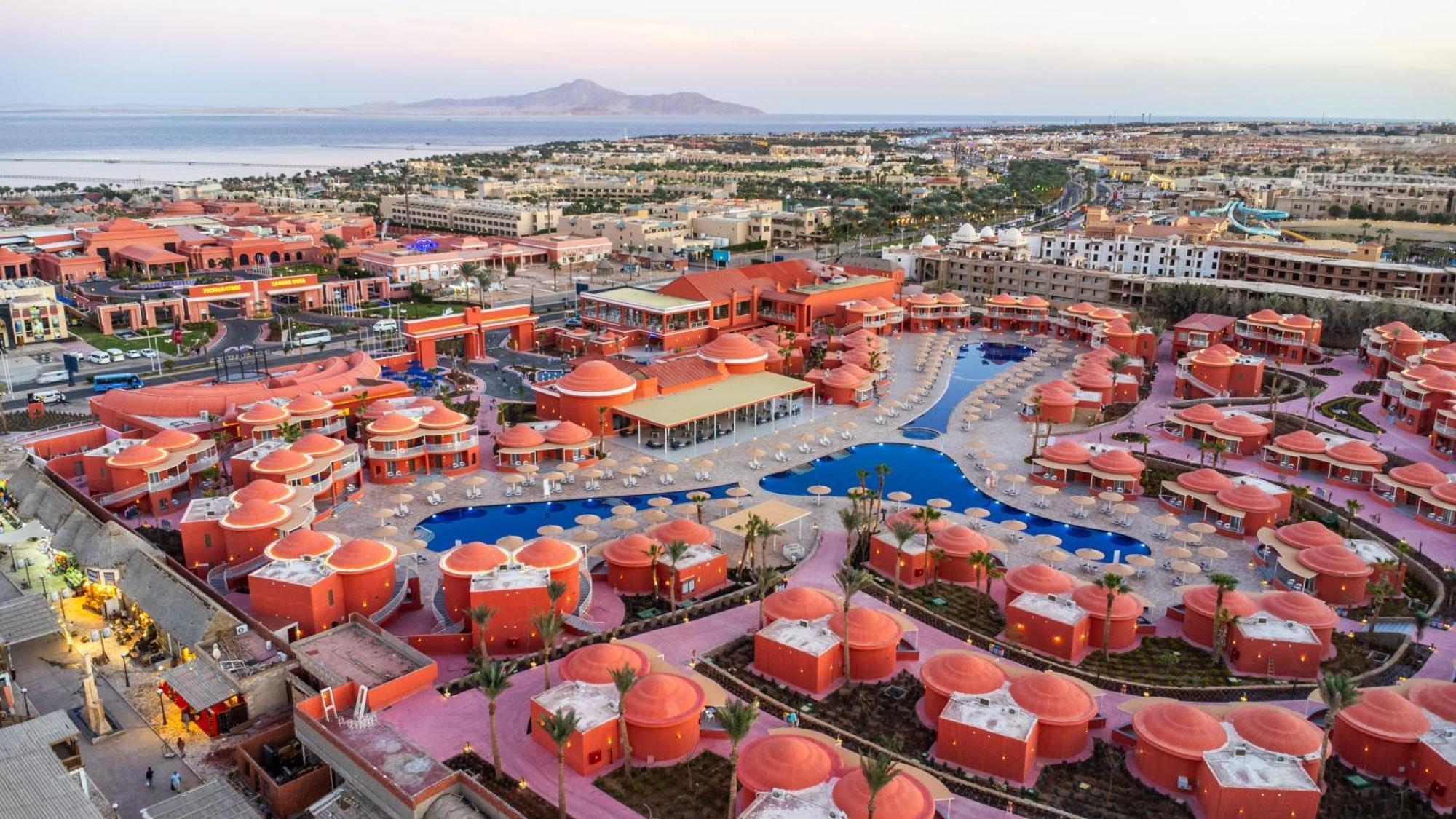 Pickalbatros Laguna Club Resort Sharm El Sheikh Buitenkant foto Aerial view of the resort