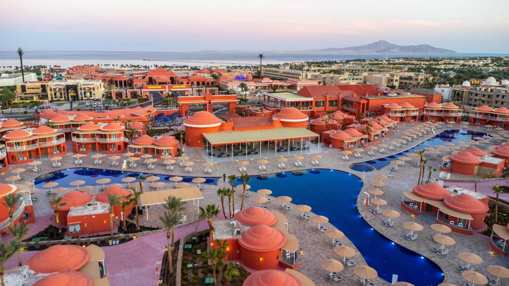 Pickalbatros Laguna Club Resort Sharm El Sheikh Buitenkant foto Aerial view of the resort