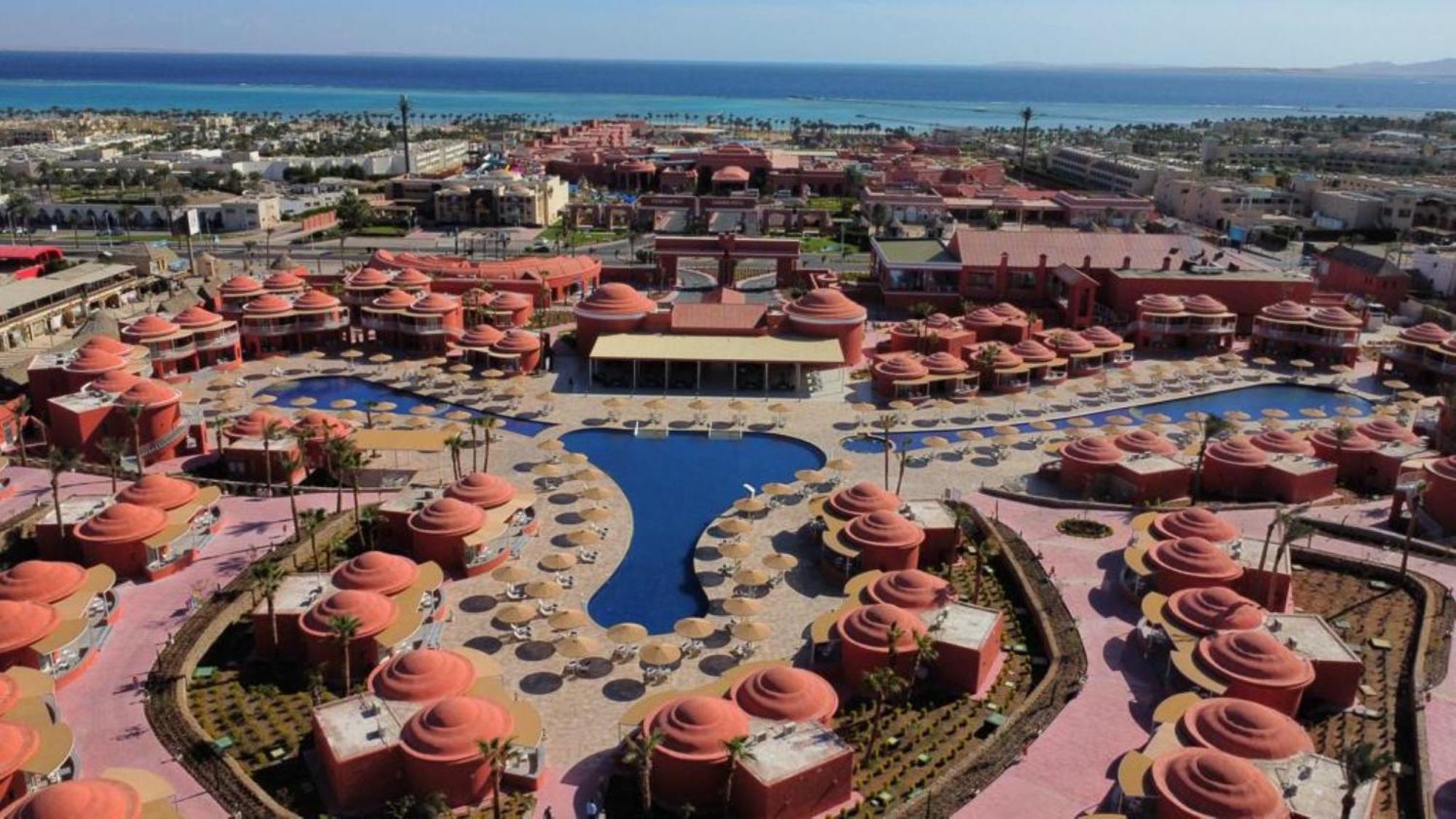 Pickalbatros Laguna Club Resort Sharm El Sheikh Buitenkant foto Aerial view of the resort